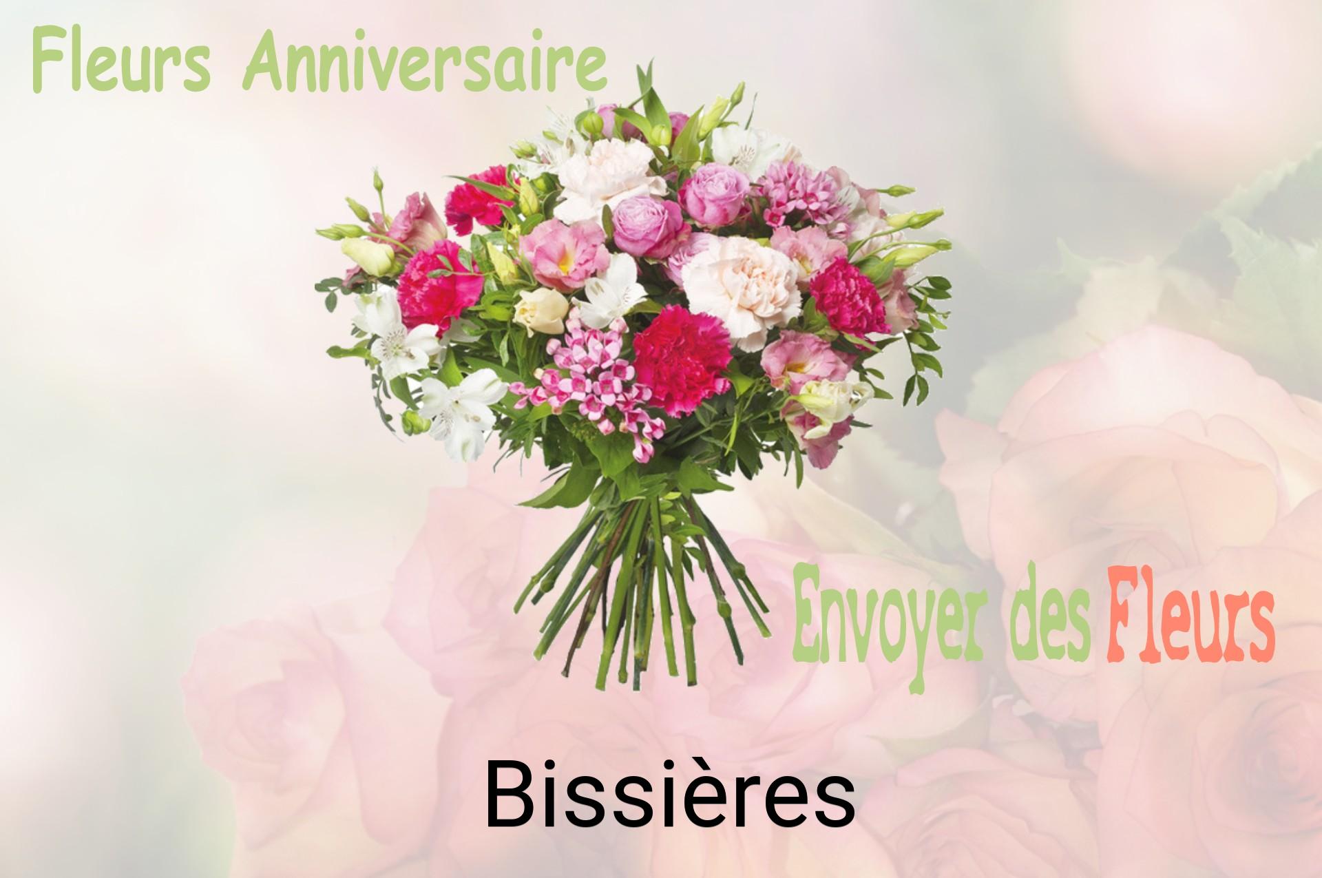 Bouquet de fleurs d’anniversaire livré à Bissières